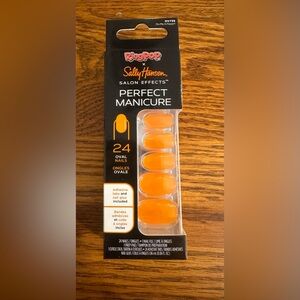 NEW Sally Hansen Perfect Manicure Ring Pop Do Me A Favor Nails Orange Spring